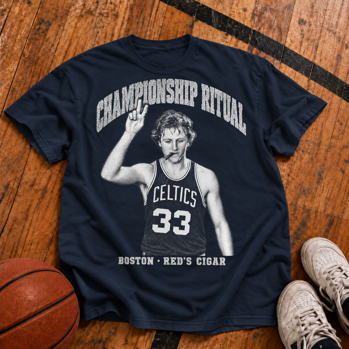 Bird: Champion's Cigar Vintage T-Shirt