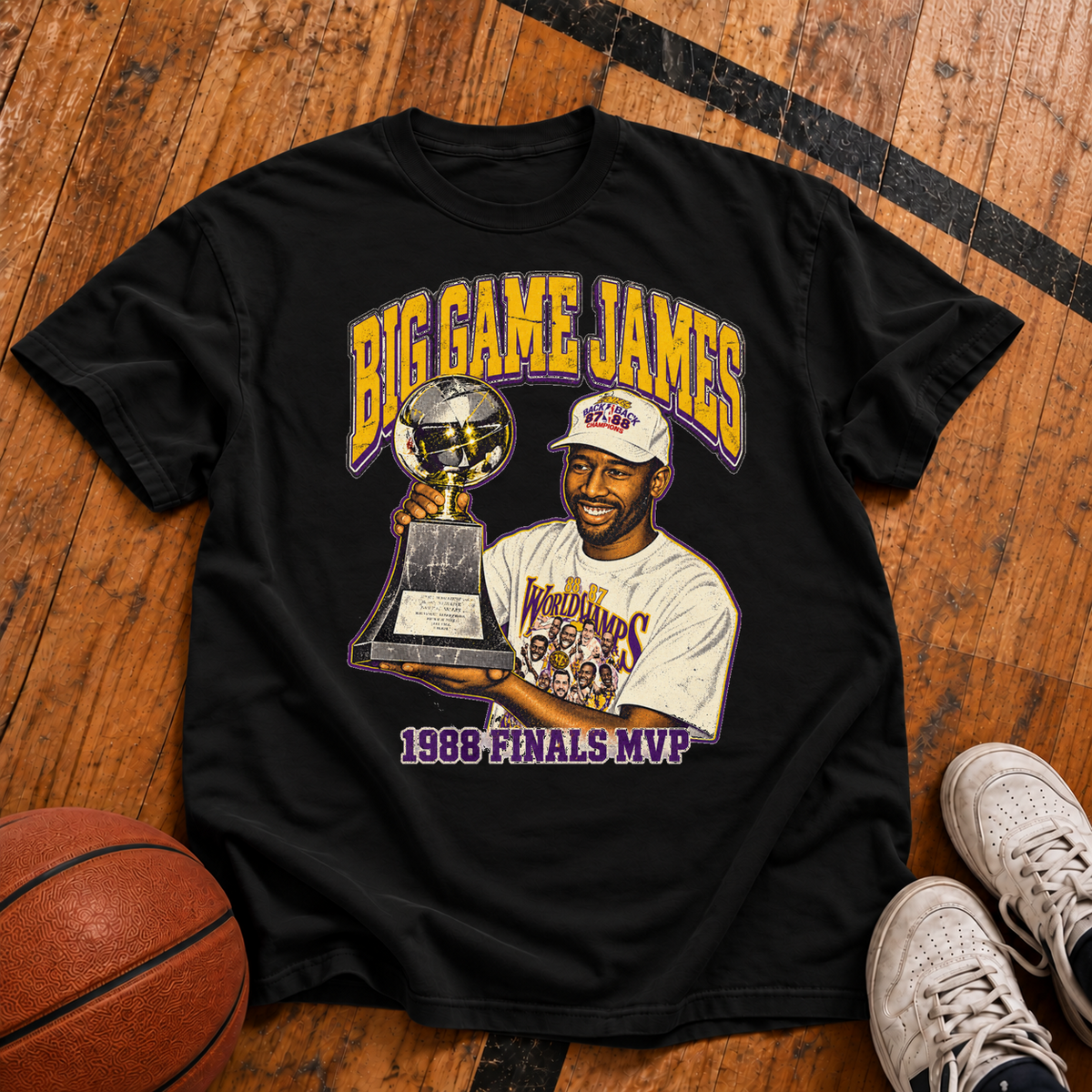 Worthy: 1988 Finals MVP Vintage T-Shirt