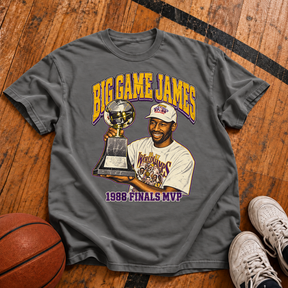 Worthy: 1988 Finals MVP Vintage T-Shirt