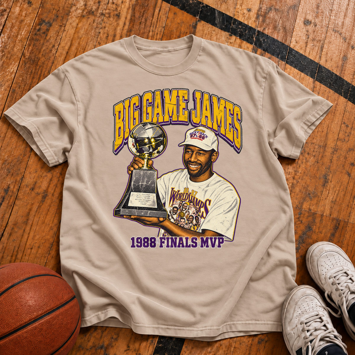 Worthy: 1988 Finals MVP Vintage T-Shirt