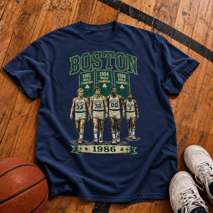 BOSTON – Championship Banners Vintage T-Shirt