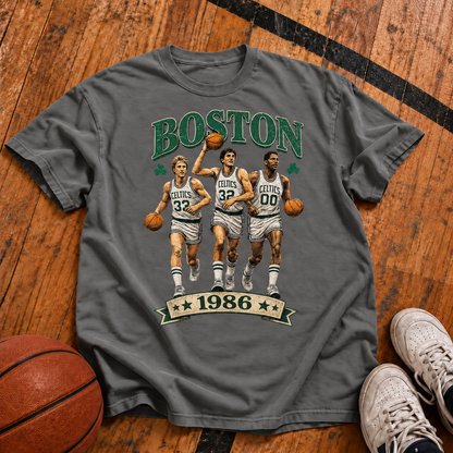 BOSTON – 1986 Vintage Basketball T-Shirt