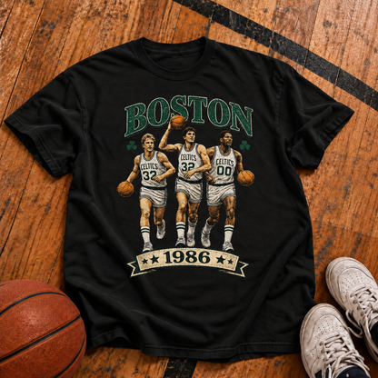 BOSTON – 1986 Vintage Basketball T-Shirt