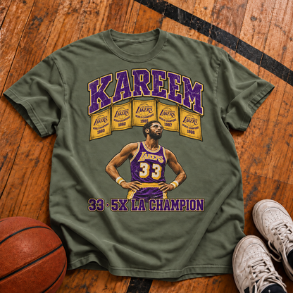 Kareem: 5x Champion Vintage T-Shirt