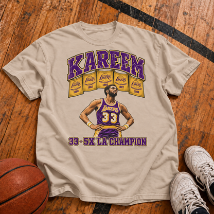 Kareem: 5x Champion Vintage T-Shirt