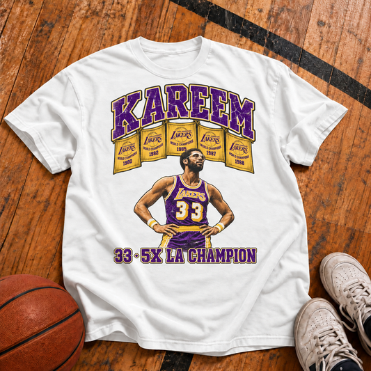 Kareem: 5x Champion Vintage T-Shirt