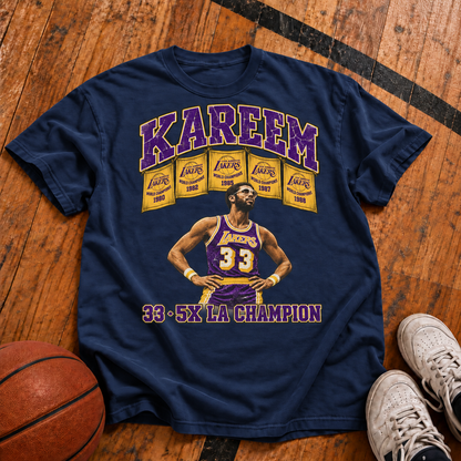 Kareem: 5x Champion Vintage T-Shirt