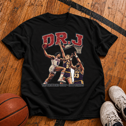 Dr. J: The Baseline Scoop Vintage T-Shirt
