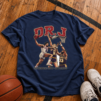 Dr. J: The Baseline Scoop Vintage T-Shirt