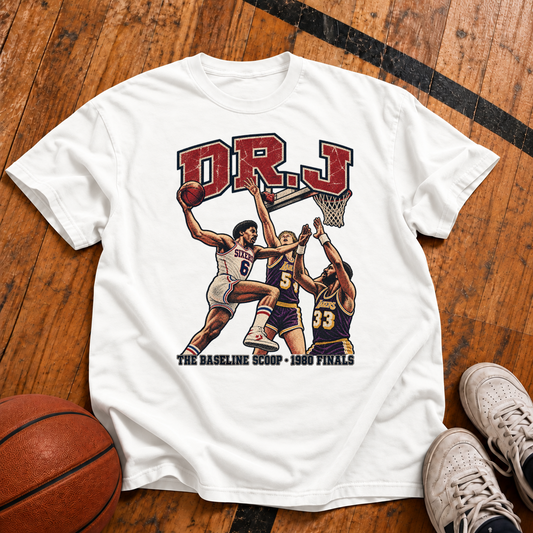 Dr. J: The Baseline Scoop Vintage T-Shirt