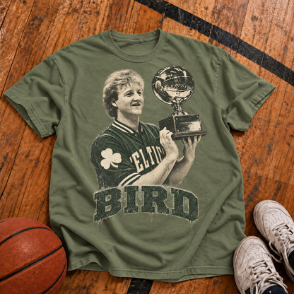Bird: Three-Point King Vintage T-Shirt