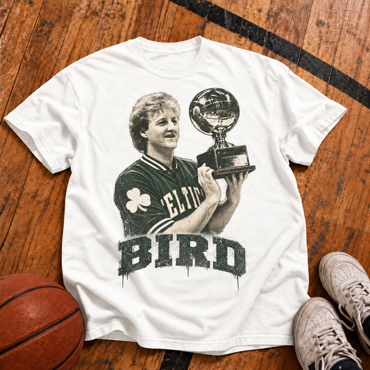 Bird: Three-Point King Vintage T-Shirt