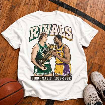 Bird vs. Magic: Rivals Vintage T-Shirt