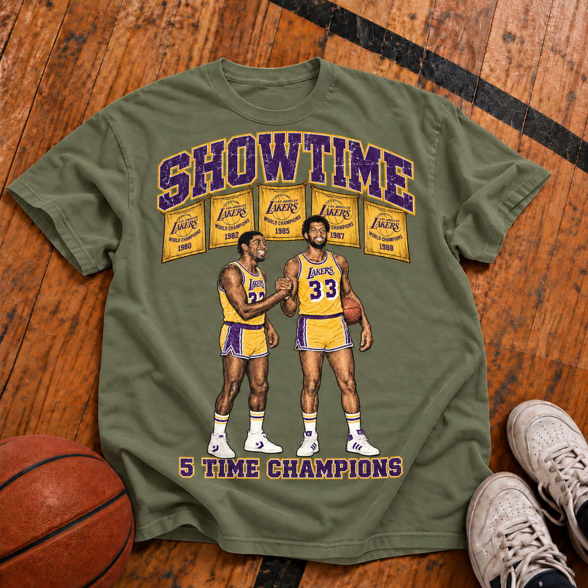 Showtime: 5x Champions Vintage T-Shirt