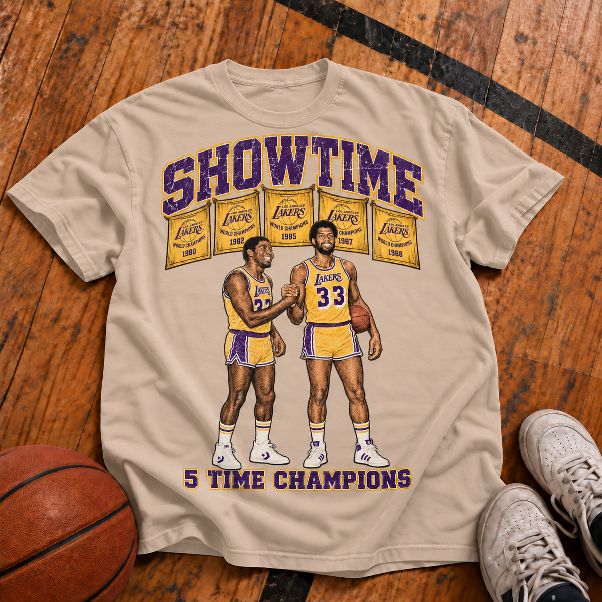 Showtime: 5x Champions Vintage T-Shirt