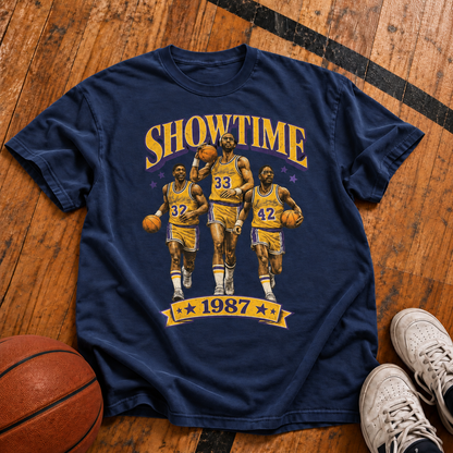 SHOWTIME – 1987 Vintage Basketball T-Shirt