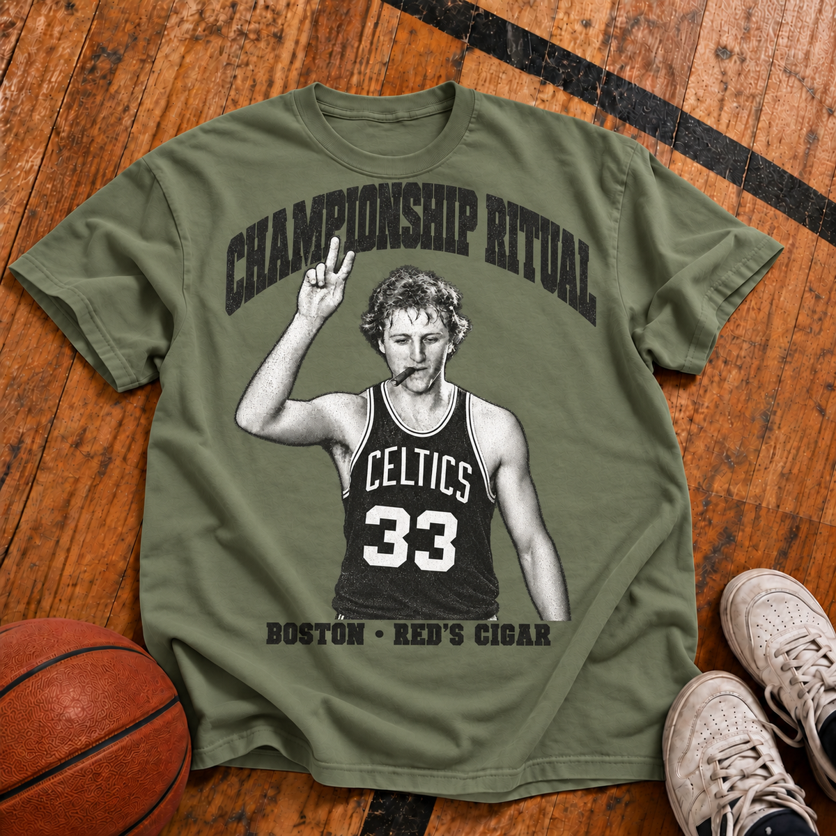 Bird: Champion's Cigar Vintage T-Shirt